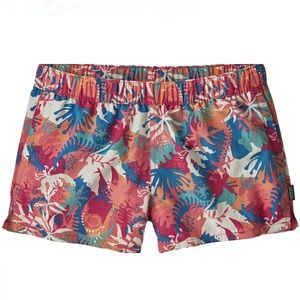 Patagonia Barely Baggies Multi Floral Printed Pull-On Outdoor Shorts